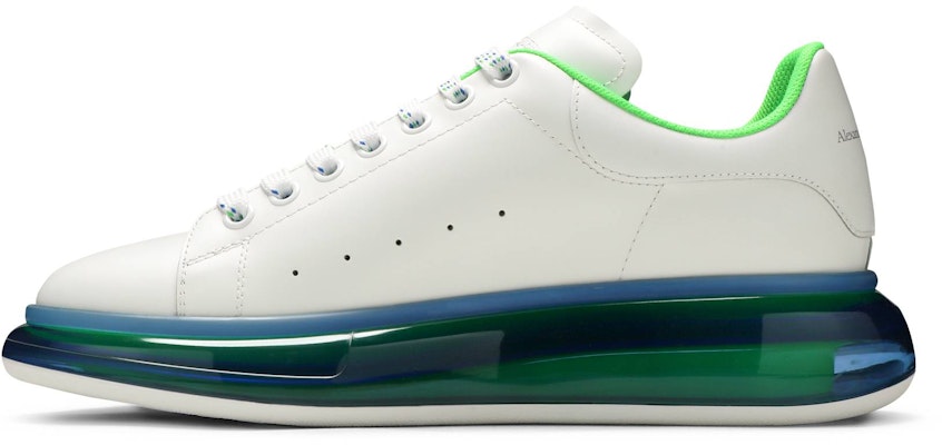 Alexander McQueen Oversized Sneaker 'Transparent Sole - White Blue' 662657-WHYBY-9467 Lookbook Alexander McQueen Oversized Sneaker 'Transparent Sole - White Blue' 662657-WHYBY-9467