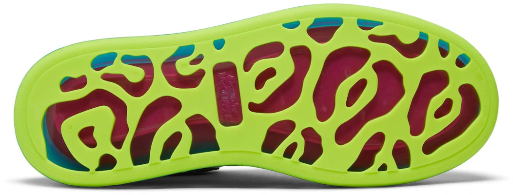 알렉산더 맥퀸 오버사이즈 스니커즈 (투명 밑창 - 화이트 이리데슨트) 662657-WIBN3-9769 Shop 알렉산더 맥퀸 오버사이즈 스니커즈 (투명 밑창 - 화이트 이리데슨트) 662657-WIBN3-9769