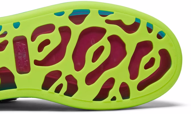 알렉산더 맥퀸 오버사이즈 스니커즈 (투명 밑창 - 화이트 이리데슨트) 662657-WIBN3-9769 Purchase 알렉산더 맥퀸 오버사이즈 스니커즈 (투명 밑창 - 화이트 이리데슨트) 662657-WIBN3-9769