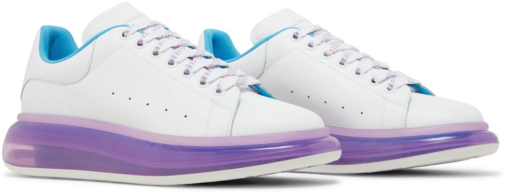 알렉산더 맥퀸 오버사이즈 스니커즈 (화이트 퍼플) 662657-WHYBY-9468 Cheap 알렉산더 맥퀸 오버사이즈 스니커즈 (화이트 퍼플) 662657-WHYBY-9468