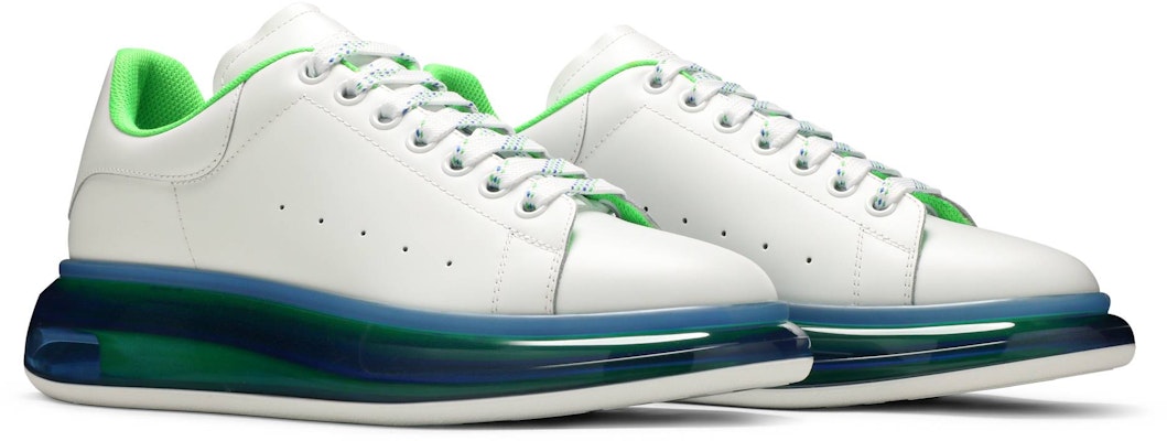 Alexander McQueen Oversized Sneaker 'Transparent Sole - White Blue' 662657-WHYBY-9467 Cheap Alexander McQueen Oversized Sneaker 'Transparent Sole - White Blue' 662657-WHYBY-9467