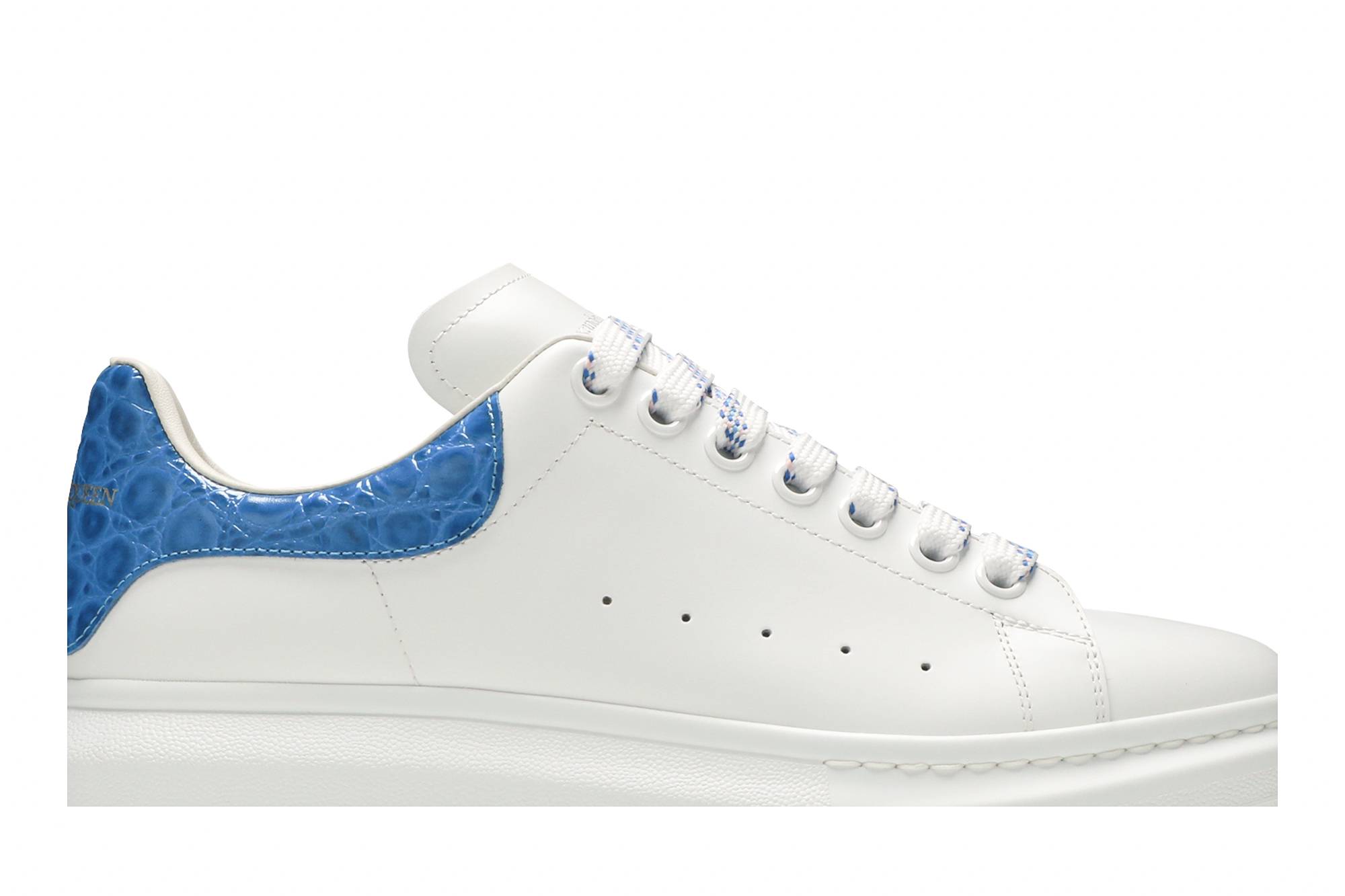 Order アレキサンダー・マックイーン オーバーサイズスニーカー 'ウルトラマリン クロコダイル' 625162WHYB89407 625162WHYB89407