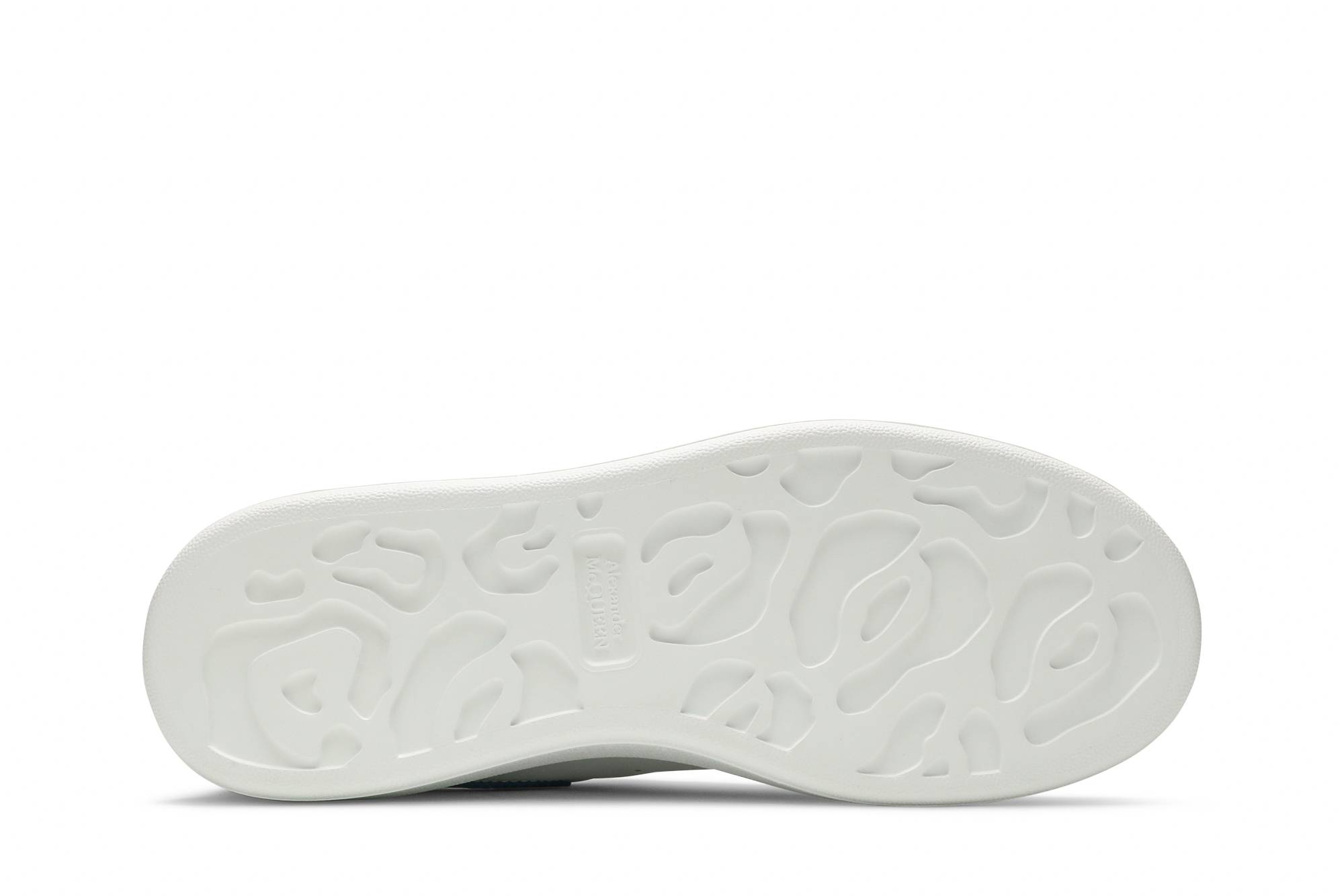 Shop 알렉산더 맥퀸 오버사이즈 스니커즈 '울트라마린 크로커다일' (shortened version: 맥퀸 크로커다일 스니커즈) 625162-WHYB8-9407