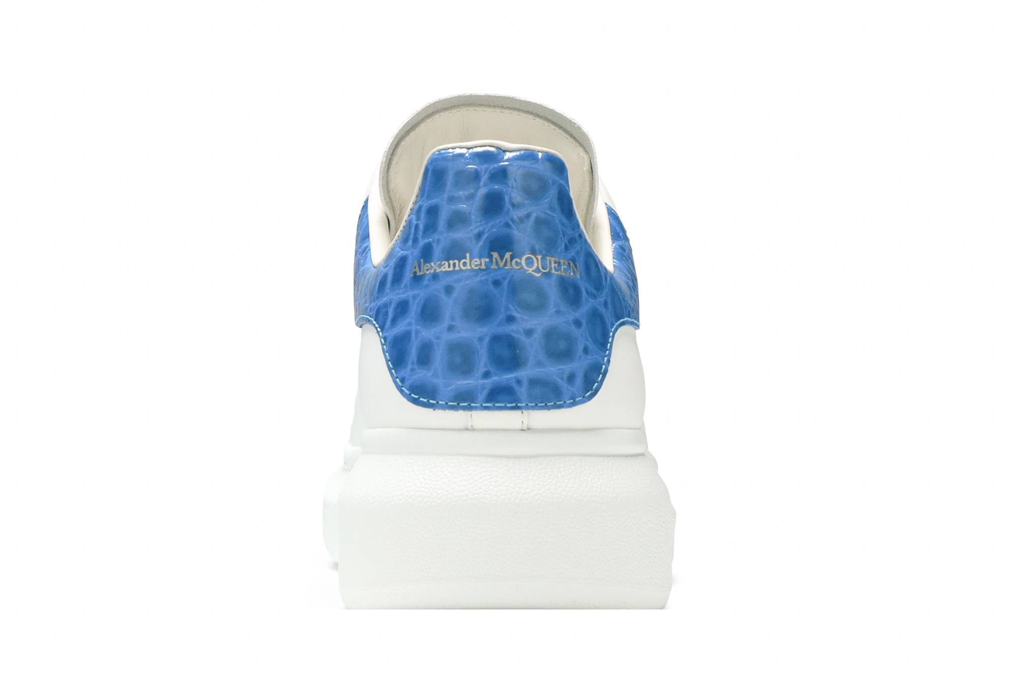 Sizing 알렉산더 맥퀸 오버사이즈 스니커즈 '울트라마린 크로커다일' (shortened version: 맥퀸 크로커다일 스니커즈) 625162-WHYB8-9407