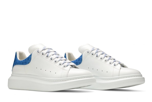 Alexander McQueen Oversized Sneaker 'Ultramarine Crocodile' 625162-WHYB8-9407 Cheap Alexander McQueen Oversized Sneaker 'Ultramarine Crocodile' 625162-WHYB8-9407