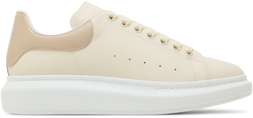 亞歷山大·麥昆 皮革 低幫繫帶圓頭 時尚休閒鞋 男款 白色 Buy 亞歷山大·麥昆 皮革 低幫繫帶圓頭 時尚休閒鞋 男款 白色