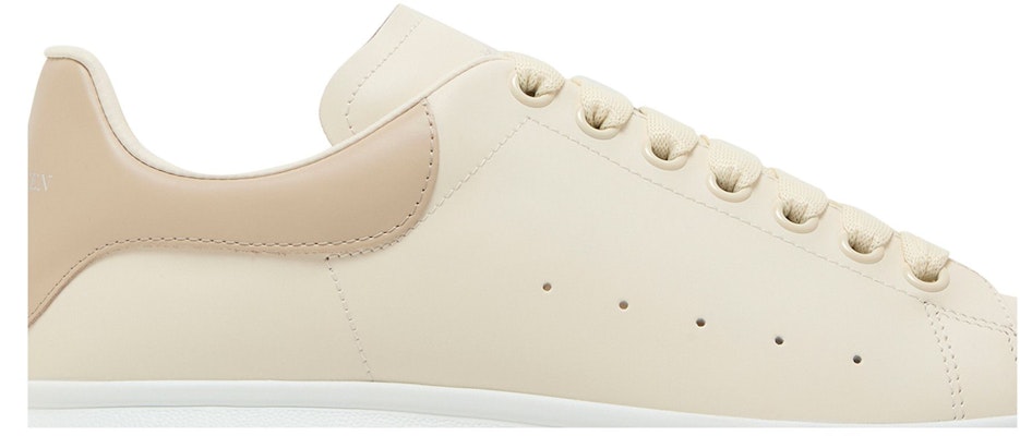 亞歷山大·麥昆 皮革 低幫繫帶圓頭 時尚休閒鞋 男款 白色 Order 亞歷山大·麥昆 皮革 低幫繫帶圓頭 時尚休閒鞋 男款 白色