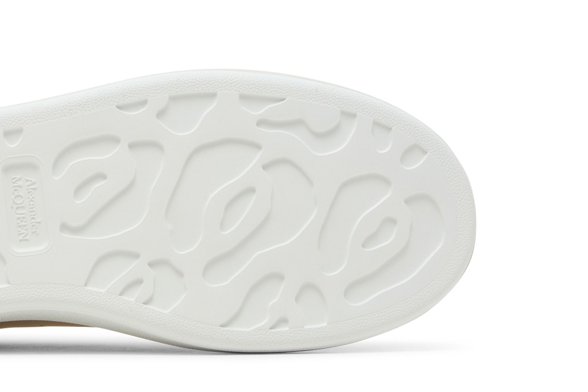 Purchase 亞歷山大·麥昆 皮革 低幫繫帶圓頭 時尚休閒鞋 男款 白色