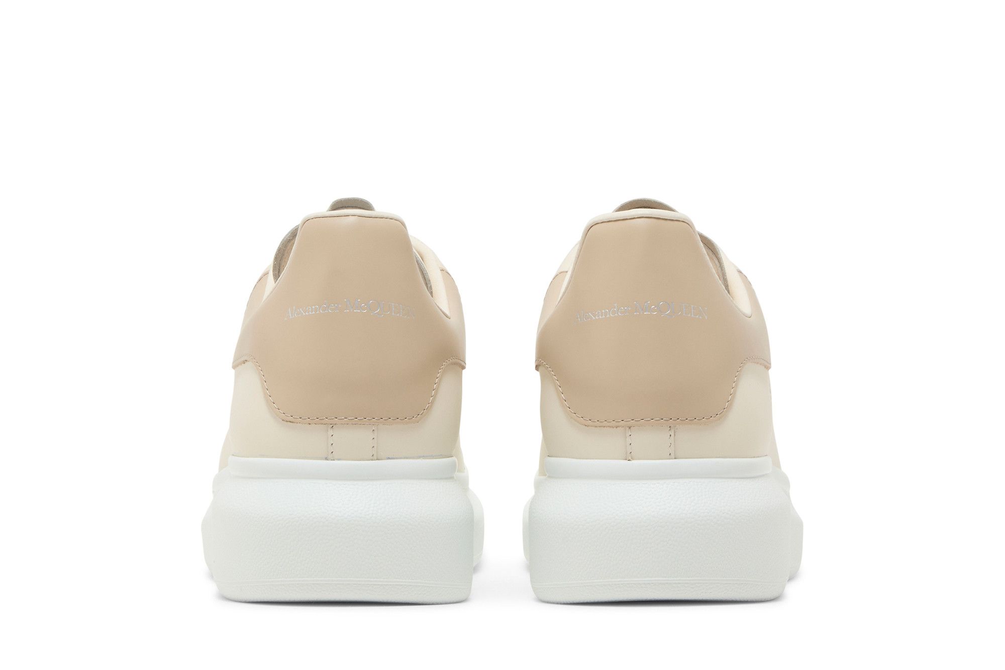 Details for 亞歷山大·麥昆 皮革 低幫繫帶圓頭 時尚休閒鞋 男款 白色