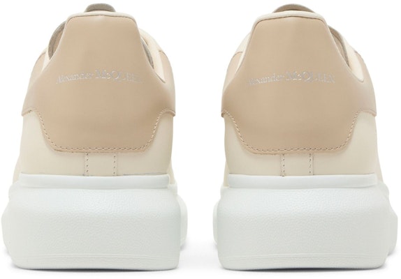 亞歷山大·麥昆 皮革 低幫繫帶圓頭 時尚休閒鞋 男款 白色 Details for 亞歷山大·麥昆 皮革 低幫繫帶圓頭 時尚休閒鞋 男款 白色