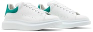 Cheap Alexander McQueen Oversized Sneaker 'Putih Aruba Biru' 553680-WHGP7-9018