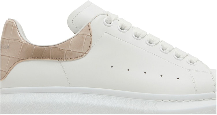 Alexander McQueen Oversized Sneaker 'Putih Beige Buaya' 727392-WICG6-9026 Order Alexander McQueen Oversized Sneaker 'Putih Beige Buaya' 727392-WICG6-9026