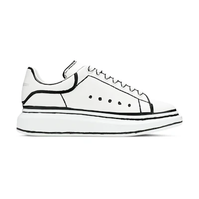 Alexander McQueen Oversized Sneaker 'White Black'