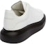 Shop Alexander McQueen Kasut Oversized 'Putih Hitam' 553680WHTQ49061