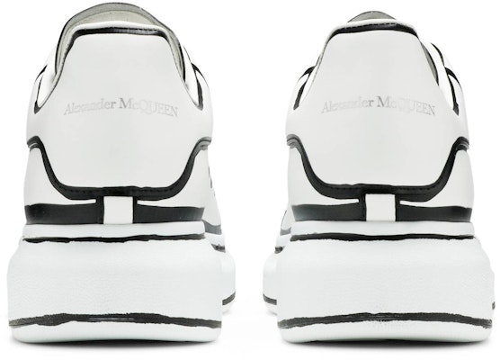 알렉산더 맥퀸 오버사이즈 스니커즈 '화이트 블랙' 627867WHYBI9061 Details for 알렉산더 맥퀸 오버사이즈 스니커즈 '화이트 블랙' 627867WHYBI9061