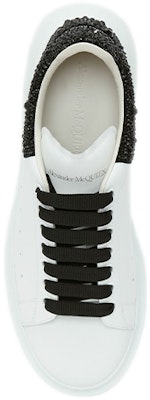 アレキサンダー・マックイーン オーバーサイズスニーカー 白/黒クリスタル 662654-WIA4U-9581 Purchase アレキサンダー・マックイーン オーバーサイズスニーカー 白/黒クリスタル 662654-WIA4U-9581