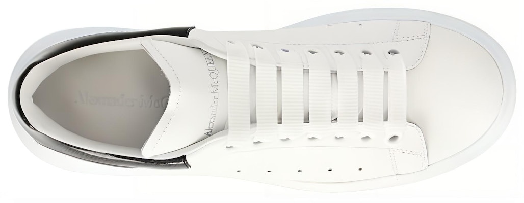 Alexander McQueen Oversized Sneaker 'White Black Iridescent' 553680WIA4N9061 Purchase Alexander McQueen Oversized Sneaker 'White Black Iridescent' 553680WIA4N9061