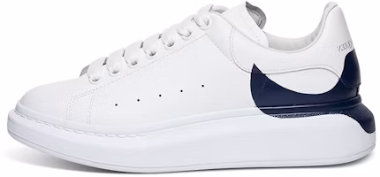 Alexander McQueen Oversized Sneaker 'White Navy Heel' 645863WHZ4L9098 Alexander McQueen Oversized Sneaker 'White Navy Heel' 645863WHZ4L9098