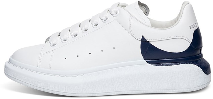 亚历山大·麦昆白色海军蓝鞋跟厚底运动鞋 645863WHZ4L9098 Buy 亚历山大·麦昆白色海军蓝鞋跟厚底运动鞋 645863WHZ4L9098