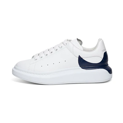 Alexander McQueen Oversized Sneaker 'White Navy Heel'