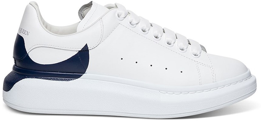 亚历山大·麦昆白色海军蓝鞋跟厚底运动鞋 645863WHZ4L9098 Order 亚历山大·麦昆白色海军蓝鞋跟厚底运动鞋 645863WHZ4L9098