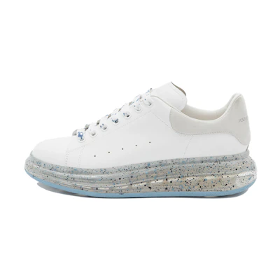 Alexander McQueen Oversized Sneaker 'White Blue Splatter'