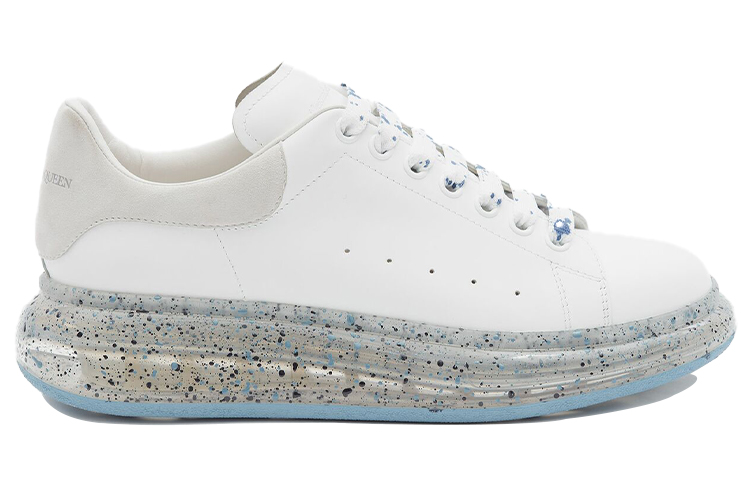 Order Alexander McQueen Oversized Sneaker 'Putih Biru Splatter' 625174-WHYBB-9176