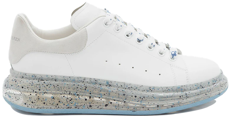 Alexander McQueen Oversized Sneaker 'Putih Biru Splatter' 625174-WHYBB-9176 Order Alexander McQueen Oversized Sneaker 'Putih Biru Splatter' 625174-WHYBB-9176