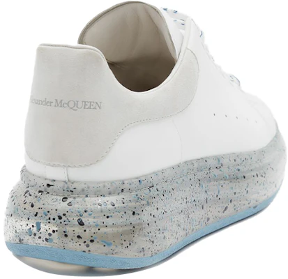Alexander McQueen Oversized Sneaker 'Putih Biru Splatter' 625174-WHYBB-9176 Shop Alexander McQueen Oversized Sneaker 'Putih Biru Splatter' 625174-WHYBB-9176