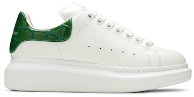 (Women) Alexander McQueen Oversized Sneaker 'White Chrome Green'  553770-WIAF8-9409 (Women) Alexander McQueen Oversized Sneaker 'White Chrome Green'  553770-WIAF8-9409