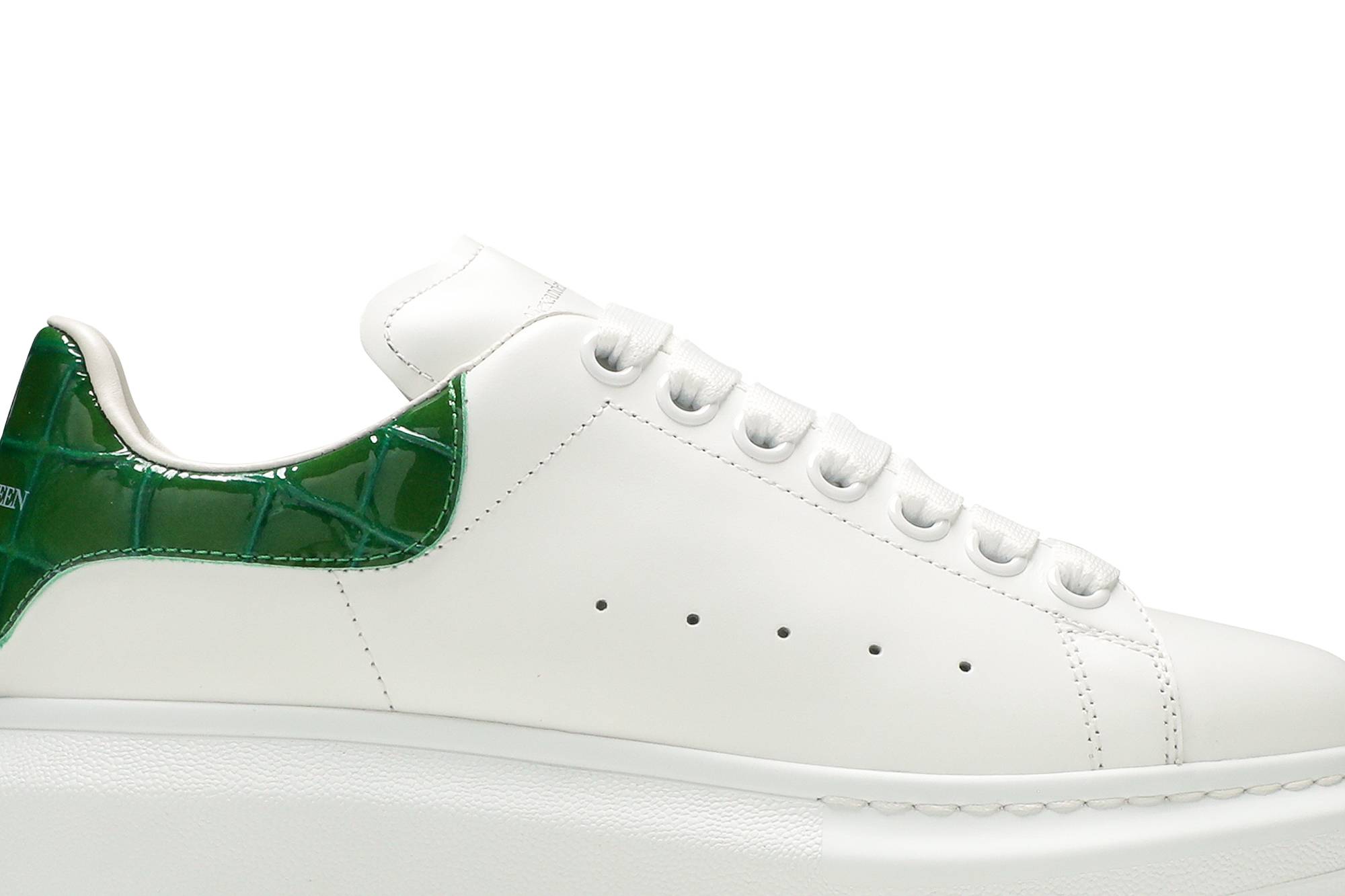 Order (W) アレキサンダー・マックイーン オーバーサイズスニーカー 白/クロムグリーン 553770-WIAF8-9409