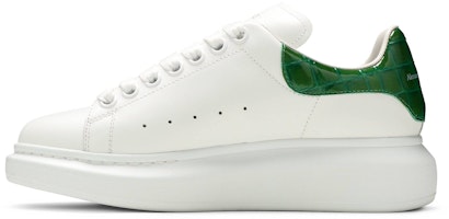 (W) アレキサンダー・マックイーン オーバーサイズスニーカー 白/クロムグリーン 553770-WIAF8-9409 Lookbook (W) アレキサンダー・マックイーン オーバーサイズスニーカー 白/クロムグリーン 553770-WIAF8-9409