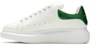 Lookbook (W) 알렉산더 맥퀸 오버사이즈 스니커즈 '화이트 크롬 그린' 553770-WIAF8-9409