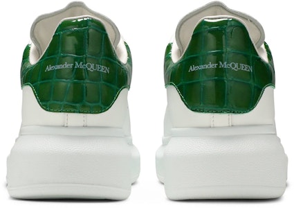 (W) Alexander McQueen Oversized Sneaker 'Putih Hijau Chrome' 553770-WIAF8-9409 Details for (W) Alexander McQueen Oversized Sneaker 'Putih Hijau Chrome' 553770-WIAF8-9409