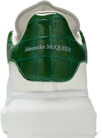 (W) アレキサンダー・マックイーン オーバーサイズスニーカー 白/クロムグリーン 553770-WIAF8-9409 Sizing (W) アレキサンダー・マックイーン オーバーサイズスニーカー 白/クロムグリーン 553770-WIAF8-9409