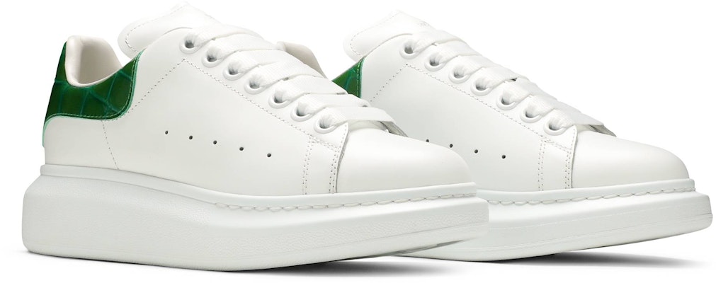 (W) 알렉산더 맥퀸 오버사이즈 스니커즈 '화이트 크롬 그린' 553770-WIAF8-9409 Cheap (W) 알렉산더 맥퀸 오버사이즈 스니커즈 '화이트 크롬 그린' 553770-WIAF8-9409