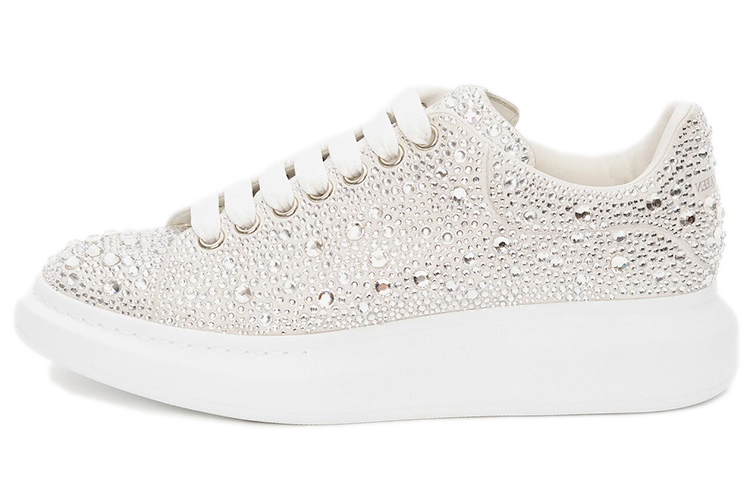Buy Alexander McQueen Kasut Oversized 'White Crystal' 604223-WHV69-9069