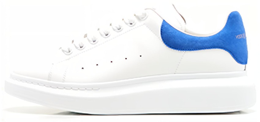 Alexander McQueen Oversized Sneaker 'Putih Biru Elektrik' 553680-WHGP7-9124 Buy Alexander McQueen Oversized Sneaker 'Putih Biru Elektrik' 553680-WHGP7-9124