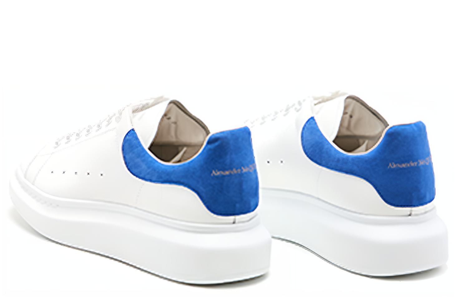 Shop Alexander McQueen Oversized Sneaker 'Putih Biru Elektrik' 553680-WHGP7-9124