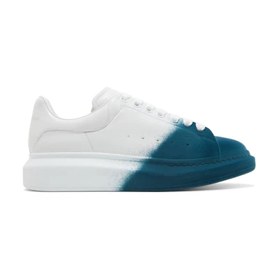 Alexander McQueen Oversized Sneaker 'White Emerald Green Spray'
