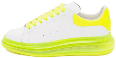Alexander McQueen Oversized Sneaker 'White Flourescent Yellow' 604232-WHX9W-9179 Alexander McQueen Oversized Sneaker 'White Flourescent Yellow' 604232-WHX9W-9179