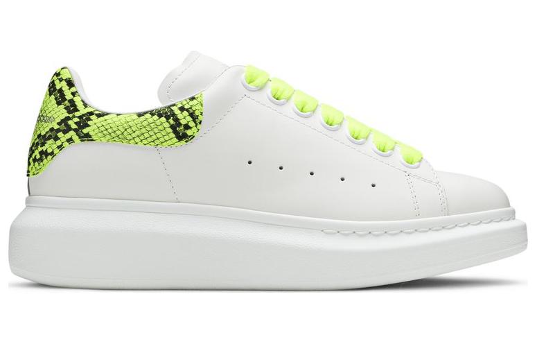 Order Zapatillas Alexander McQueen Oversized 'Blanco Amarillo Fluo Python' 553680-WHX9M-9179