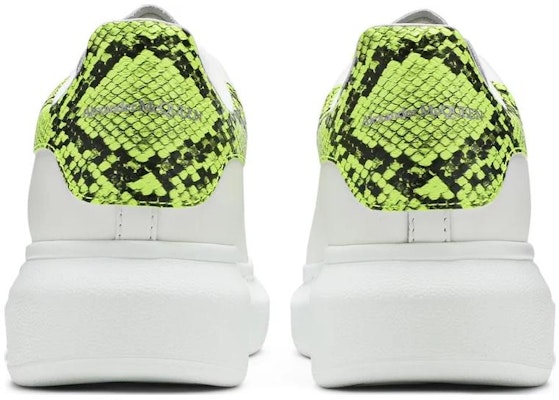 Zapatillas Alexander McQueen Oversized 'Blanco Amarillo Fluo Python' 553680-WHX9M-9179 Shop Zapatillas Alexander McQueen Oversized 'Blanco Amarillo Fluo Python' 553680-WHX9M-9179