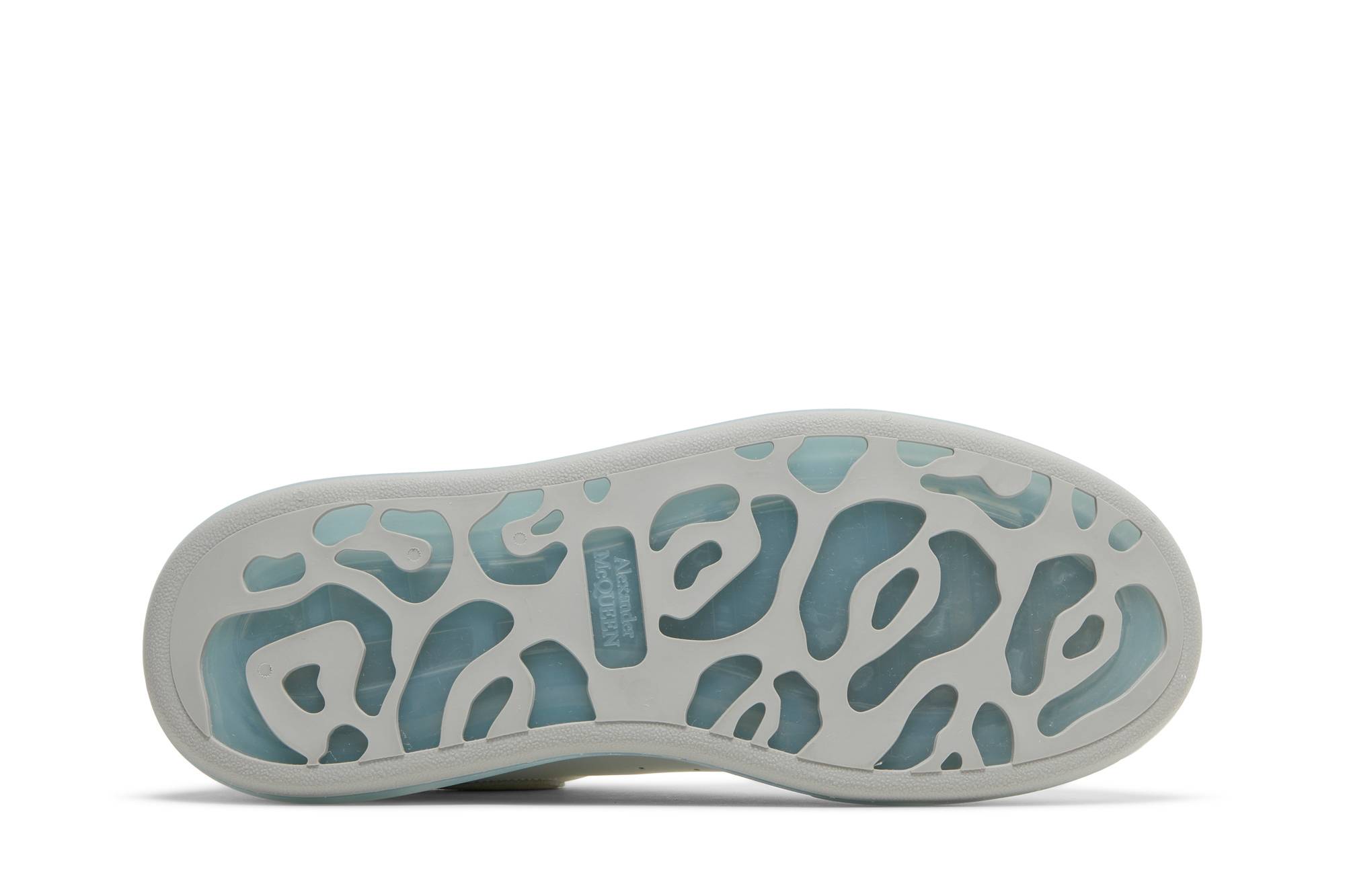 Shop Alexander McQueen Sepatu Oversized 'Putih Biru Dingin' 667828-WIAFA-9430