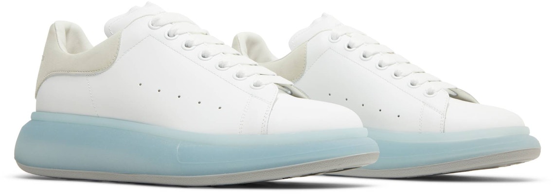 Alexander McQueen Sepatu Oversized 'Putih Biru Dingin' 667828-WIAFA-9430 Cheap Alexander McQueen Sepatu Oversized 'Putih Biru Dingin' 667828-WIAFA-9430