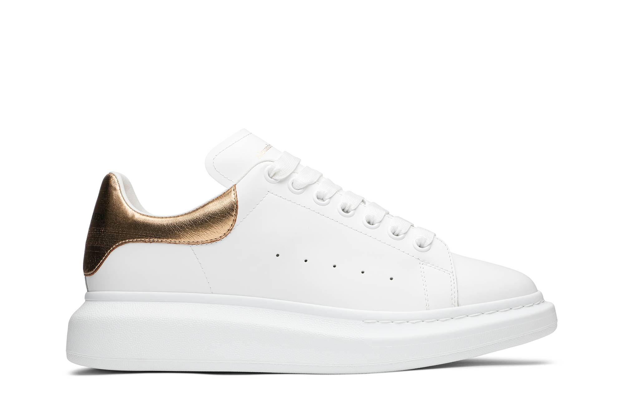 Alexander McQueen Oversized Sneaker 'White Gold' 553680WHNBG9075