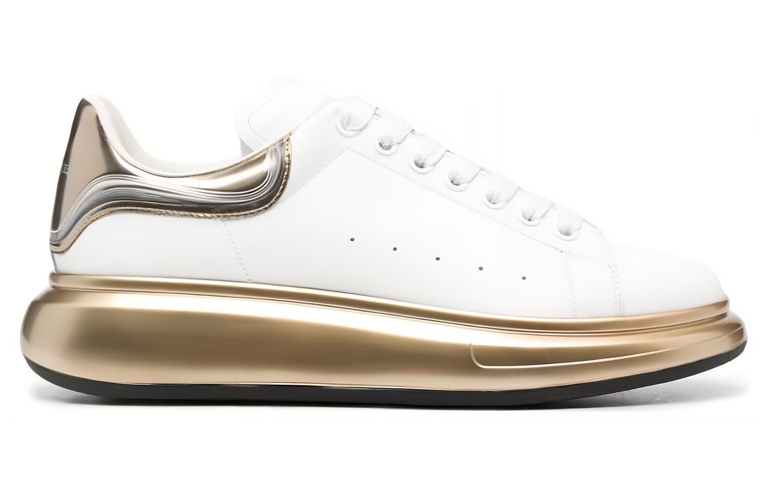 Order 알렉산더 맥퀸 오버사이즈 스니커즈 (화이트 골드) 750341-WIDJT-8834