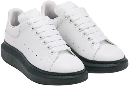 Alexander McQueen Sepatu Oversize 'Putih Hijau' 553680-WHTQ4-9448 Lookbook Alexander McQueen Sepatu Oversize 'Putih Hijau' 553680-WHTQ4-9448