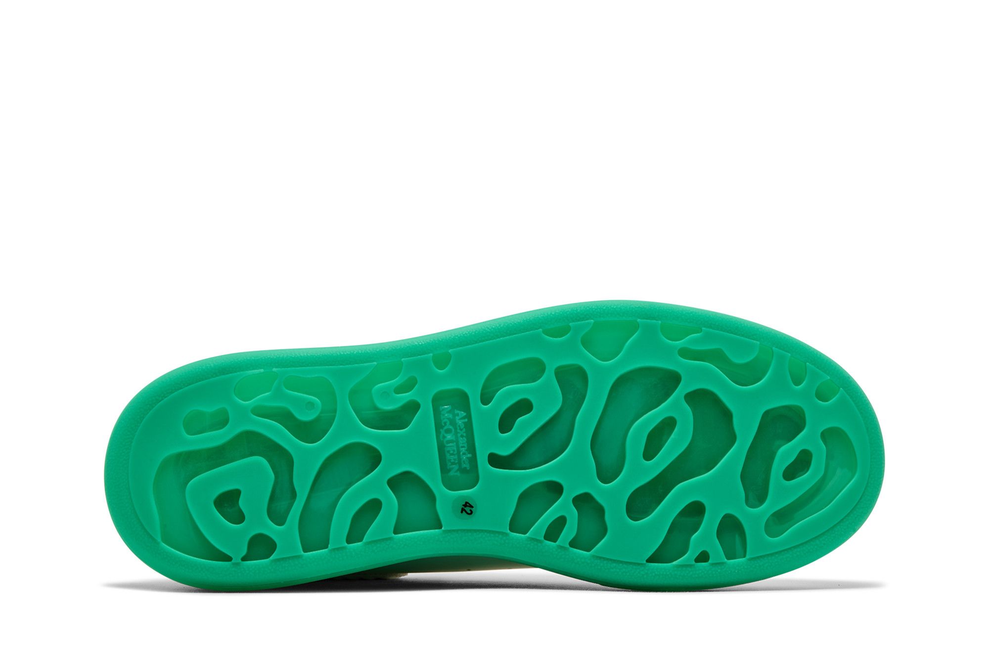 Shop Alexander McQueen Zapatillas Oversized 'Blanco Verde' 682397-WIB94-9487