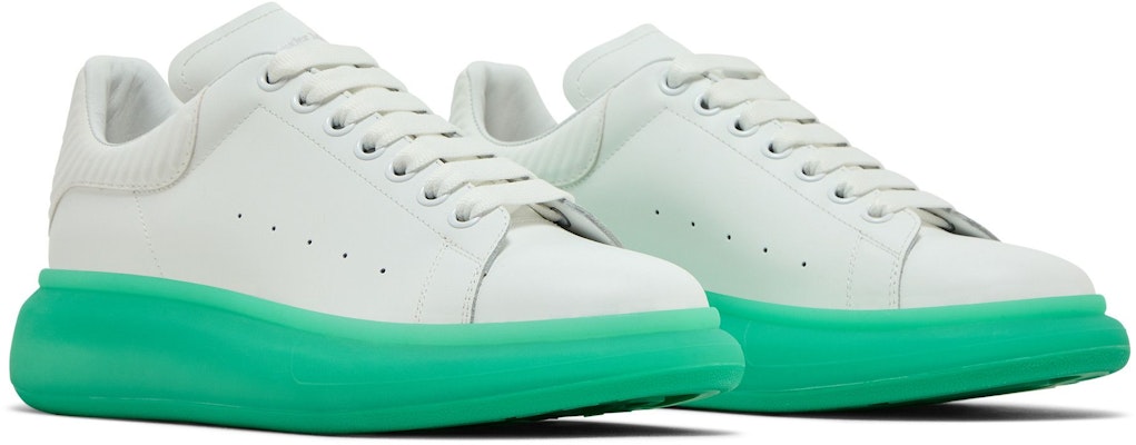 Alexander McQueen Sepatu Oversized 'Putih Hijau' 682397-WIB94-9487 Cheap Alexander McQueen Sepatu Oversized 'Putih Hijau' 682397-WIB94-9487